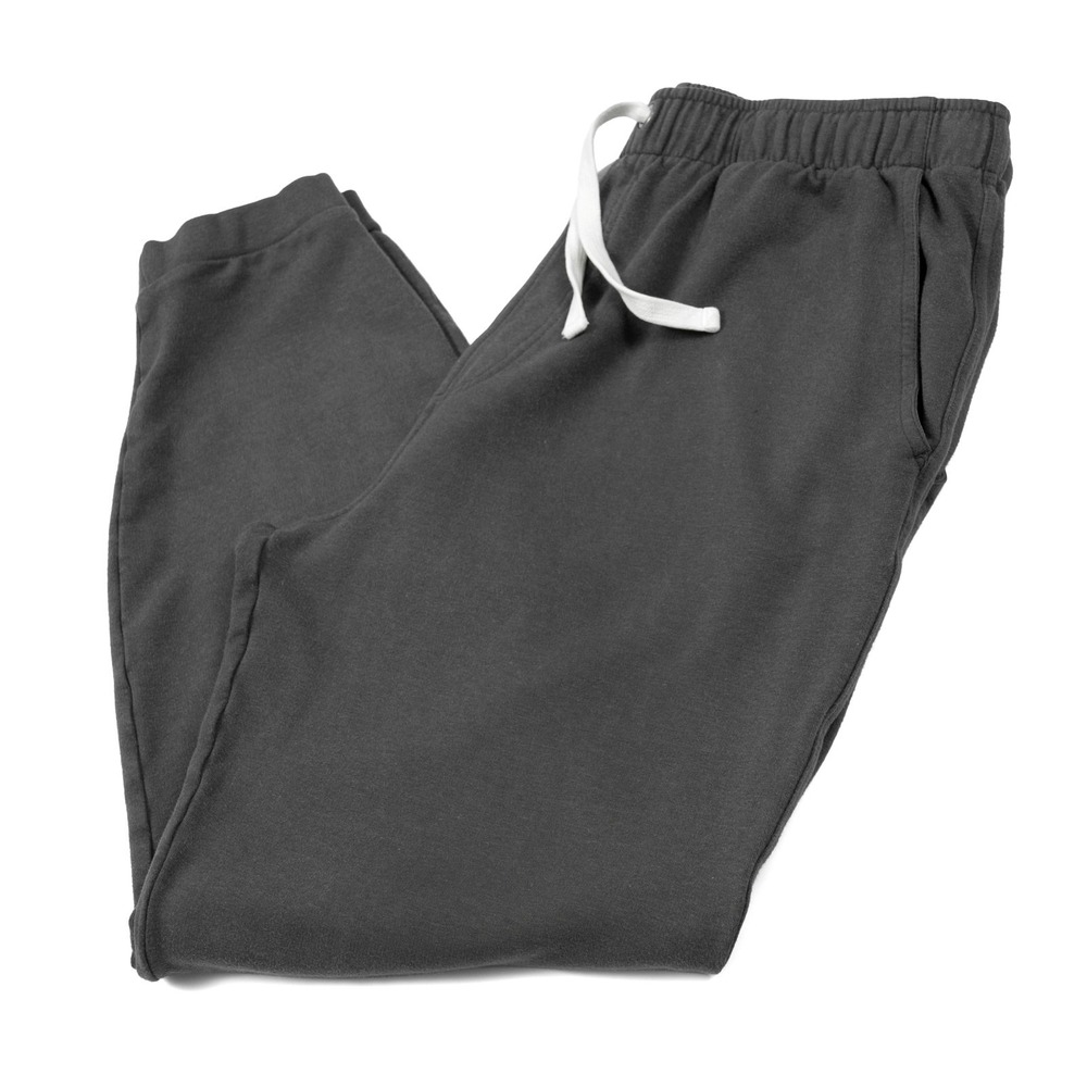 Free Fly Mens Jogger Pants Grey Bamboo Blend Elastic Waist Drawstring Size L